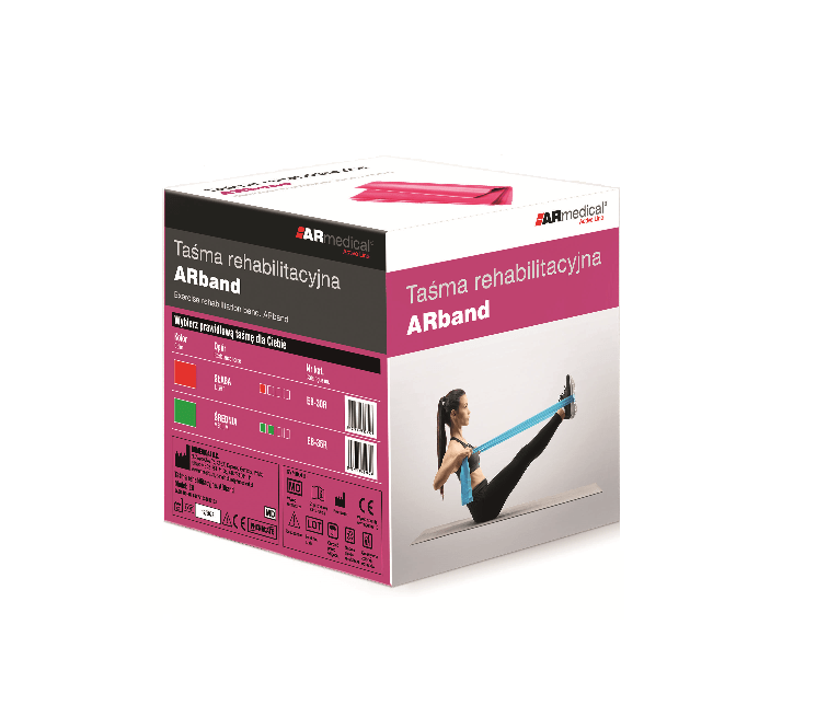 Taśma rehabilitacyjna do ćwiczeń ARband ARmedical EB 2mb / 45,5mb - obrazek 7