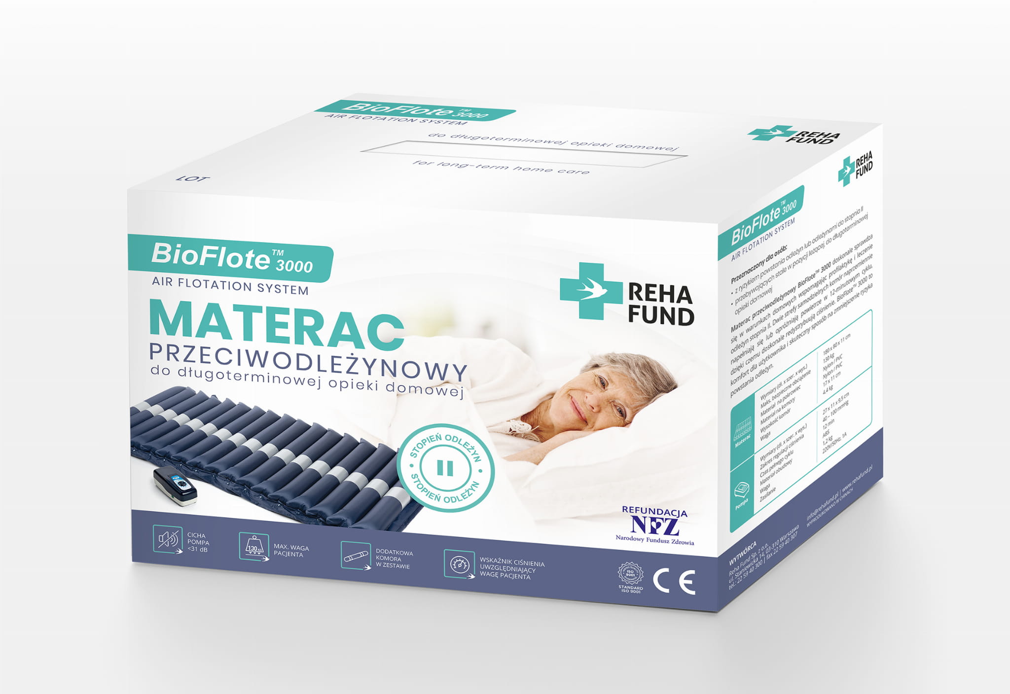 materac przeciwodleżynowy