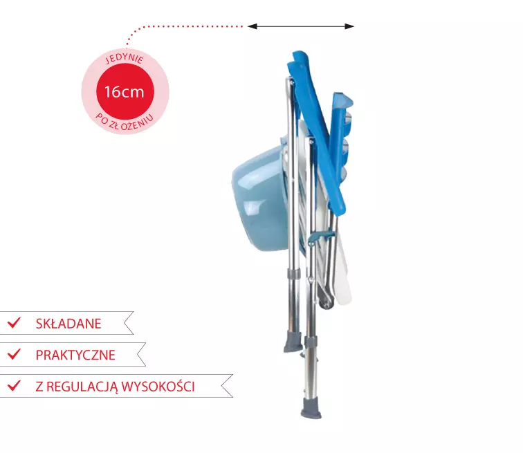 Krzesło toaletowo-prysznicowe AR-104 ARmedical