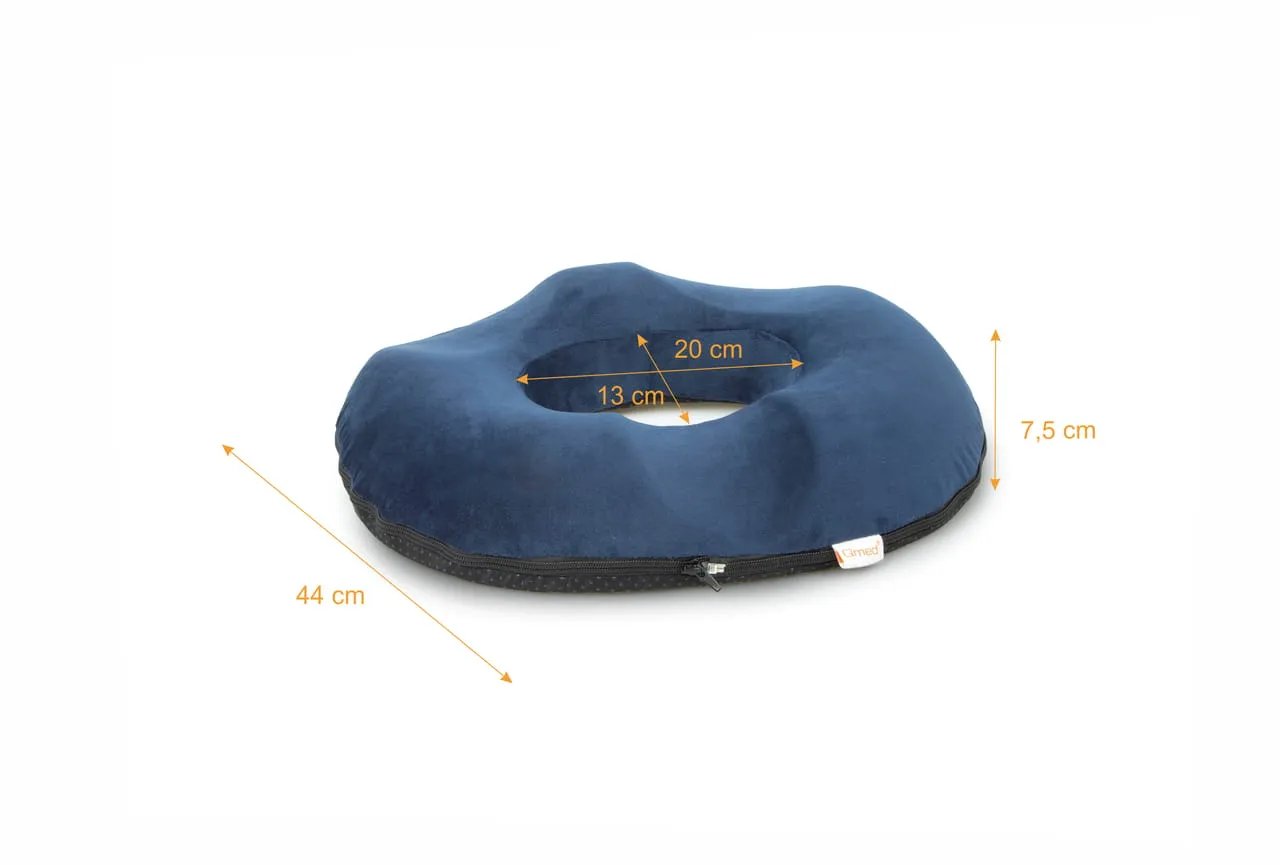 Poduszka rehabilitacyjna z otworem odciążającym