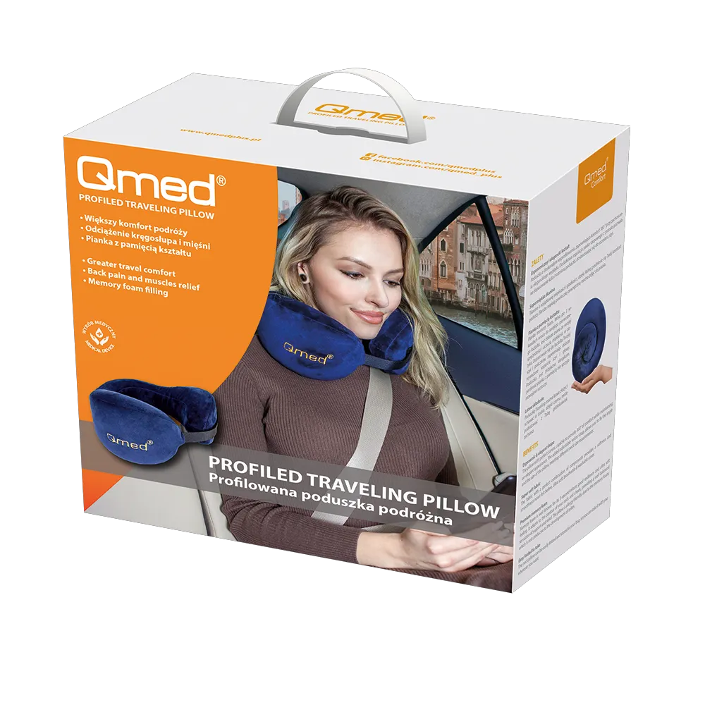 Profilowana poduszka podróżna